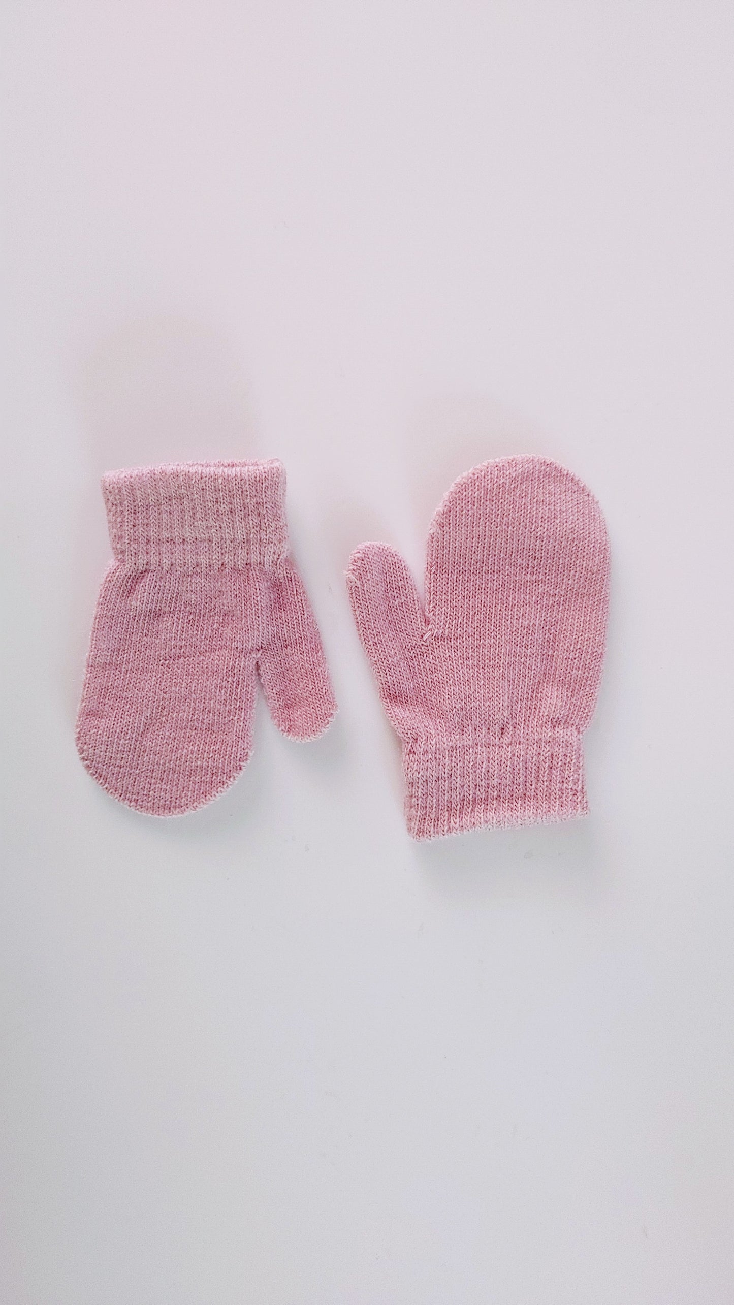 Mitaine Bébé Neuf (Mauve Pâle)