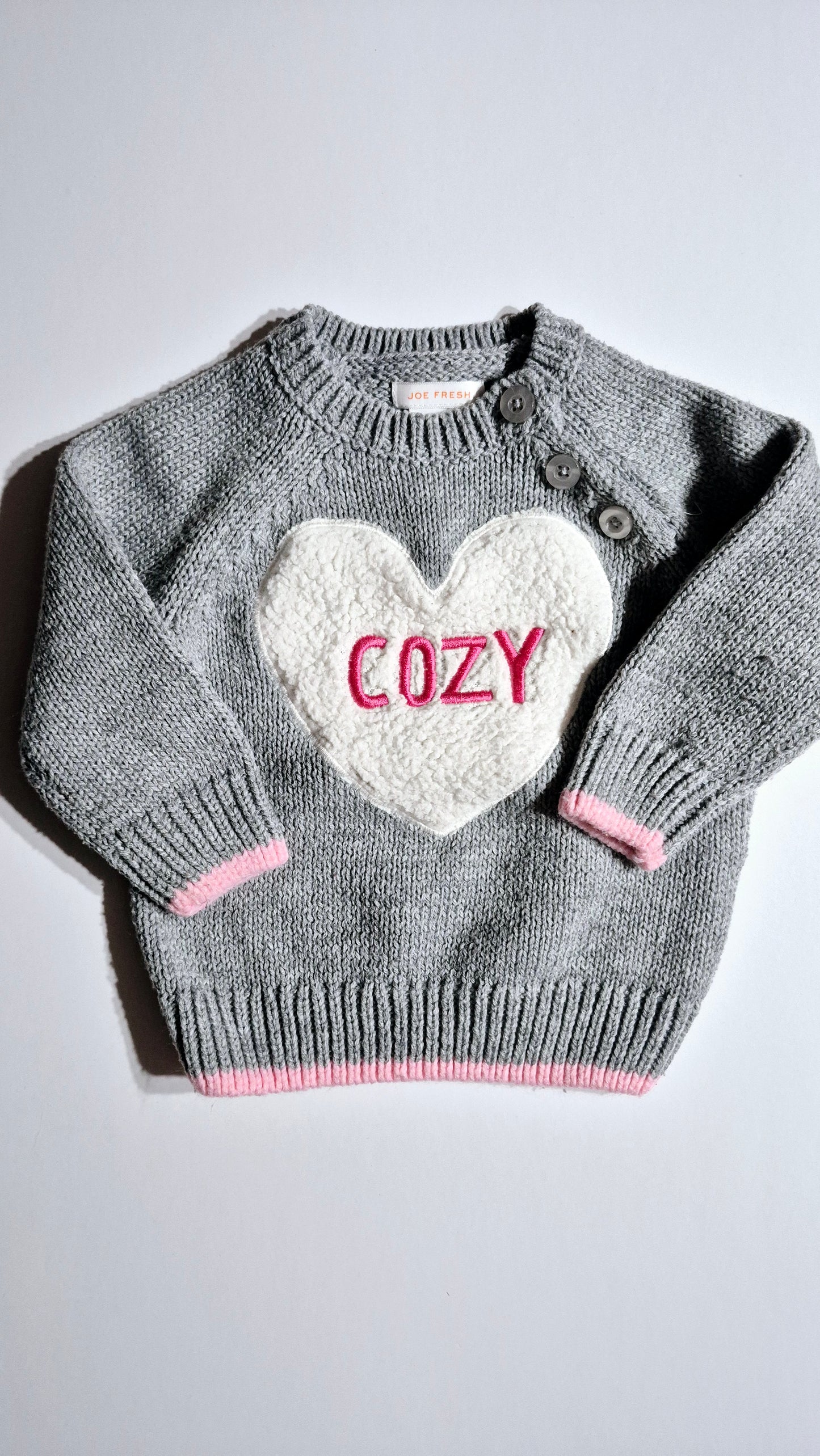 Chandail Tricot 6-12 mois Joe Fresh