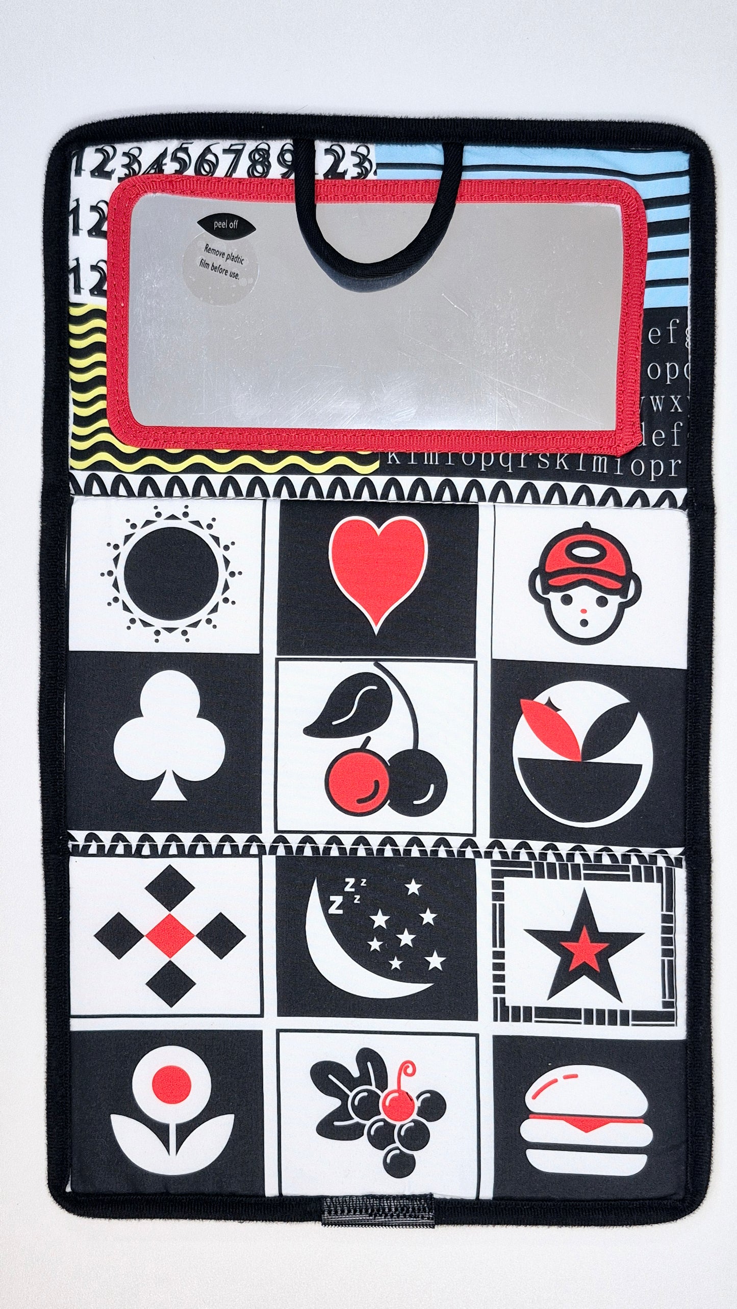 Jouet miroir pour temps sur le ventre