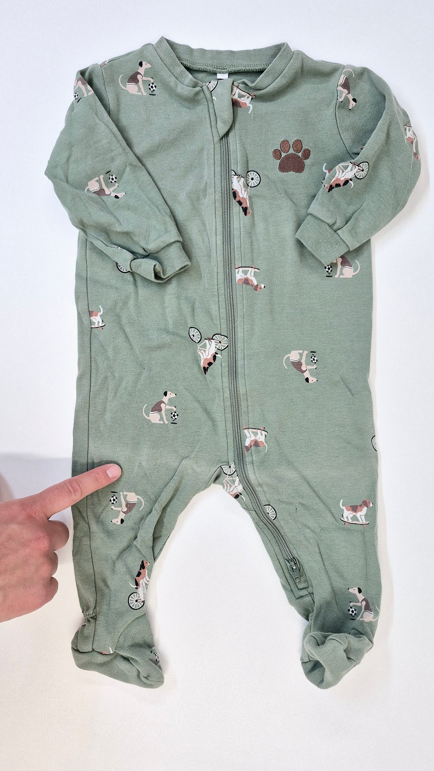 Pyjama 6 mois Pekkle (ligne décoloré)