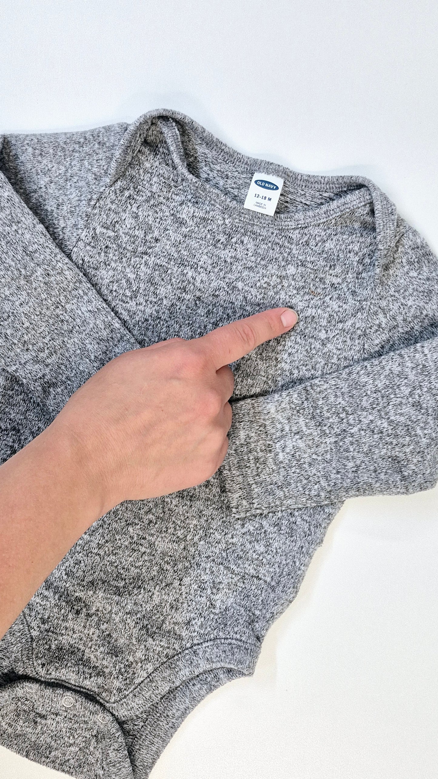 Cache Couche Tricot 12-18 mois Old Navy (Imparfait voir photo)