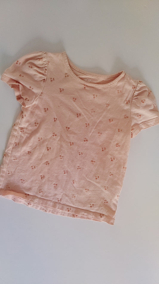 Chandail 2-4T H&M (imparfait une cerise de parti voir photo)