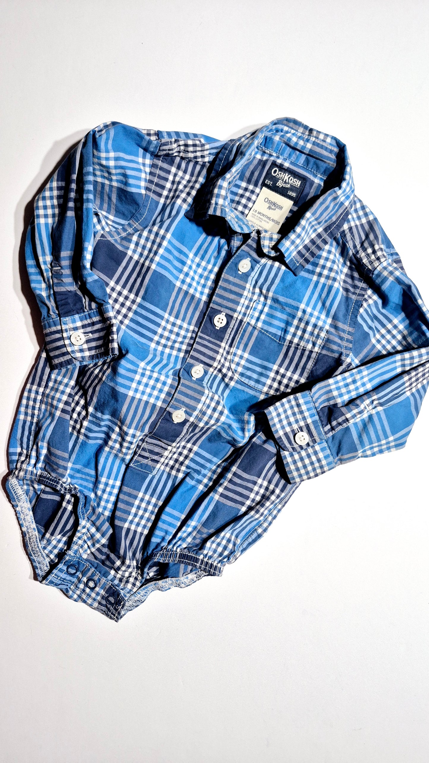 Cache Couche/Chemise 18 mois OshKosh