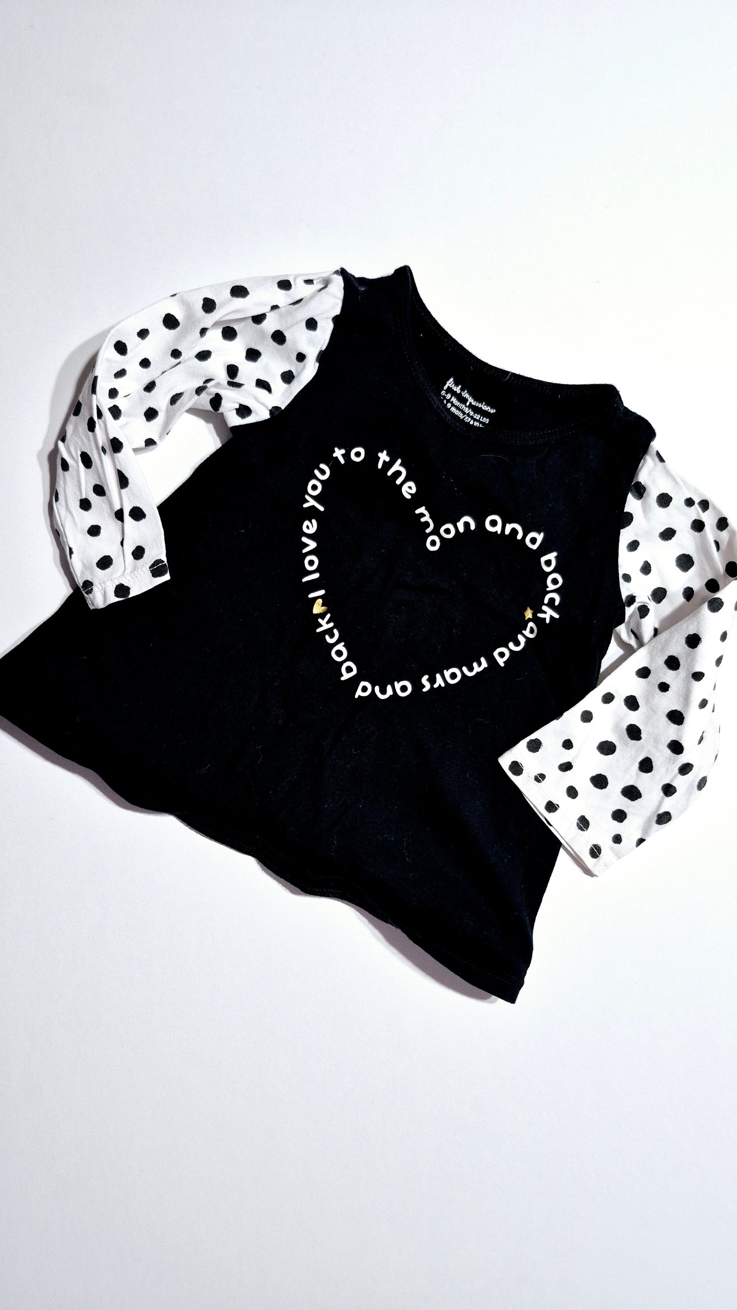 Chandail 6-9 mois First Impression