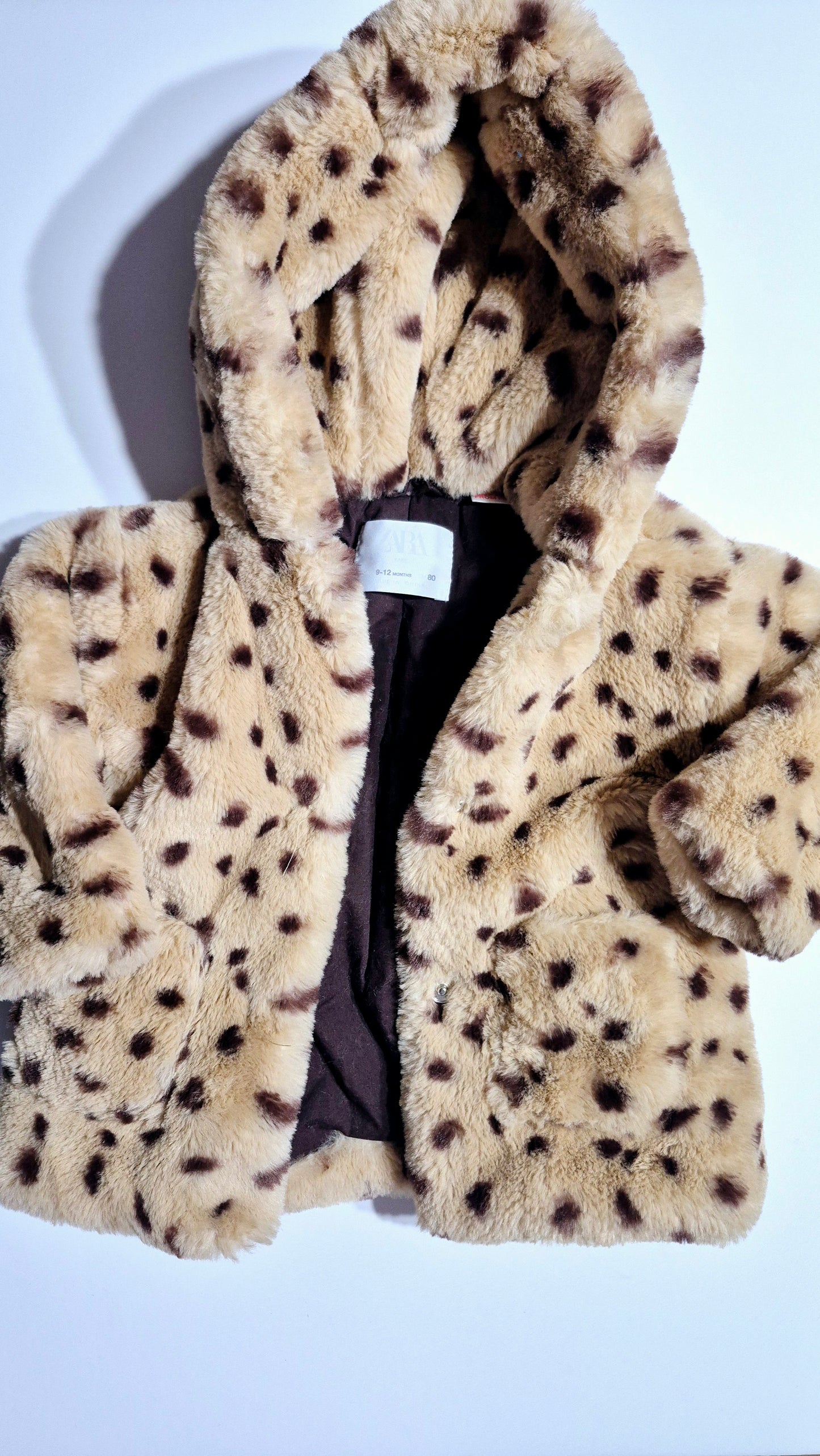 Manteau 9-12 mois Zara (Fait grand)