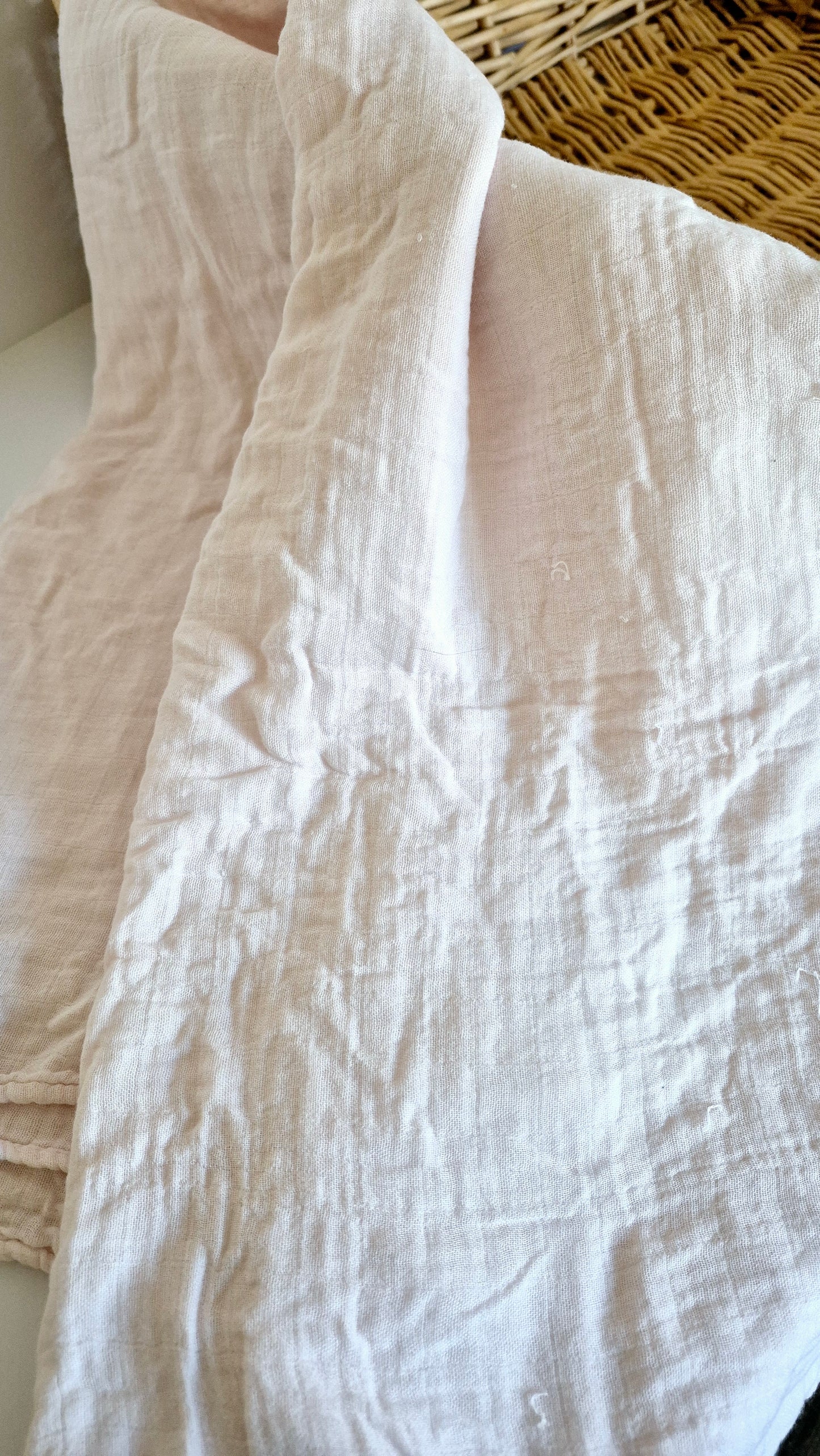 Mousseline 44x44 Lulujo (Rose pale)