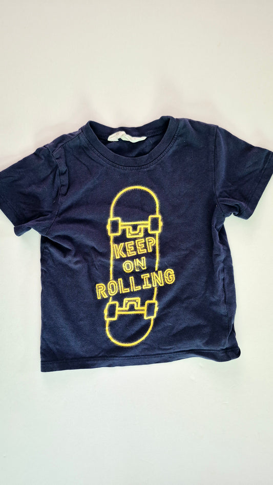 Chandail 1 1/2-2T H&M (Imparfait dessin craquer)