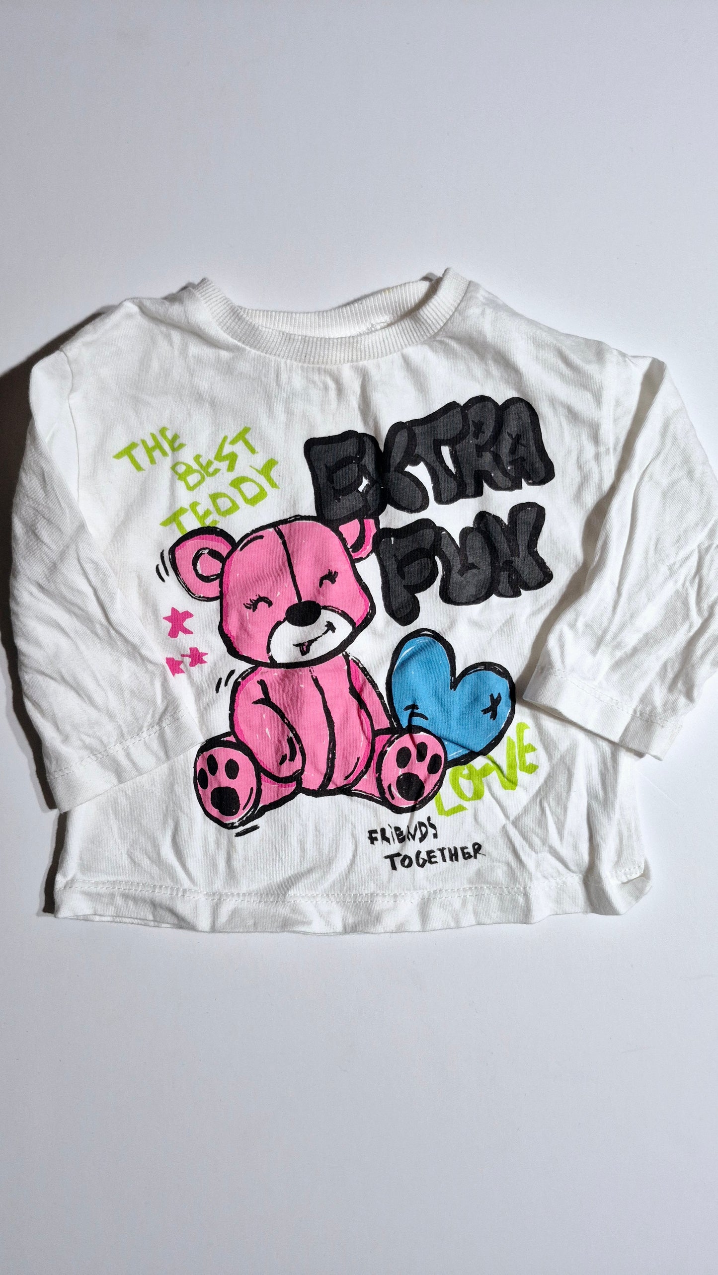 Chandail 9-12 mois Zara (imparfait tache pale collet)