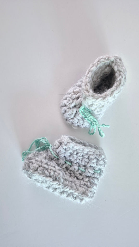 Pantoufles Pointure 3-6 mois (Fait à la Main)