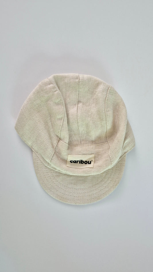 Chapeau Soleil Petit 100% en lin Caribou
