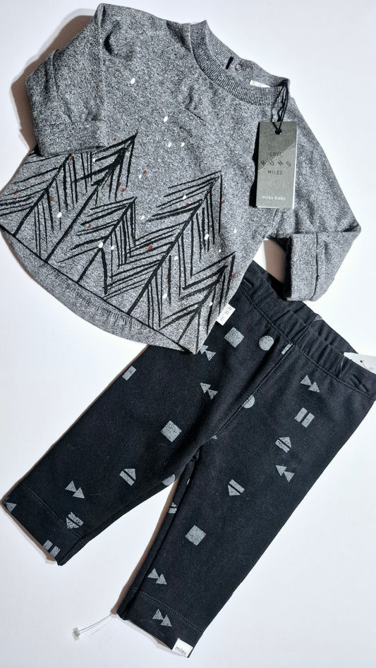 Ensemble 6 mois Miles Baby Neuf