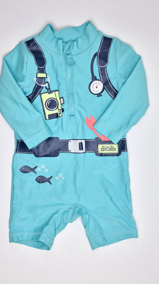 Maillot De Bain 6 mois Carter's (Imparfait voir photo)