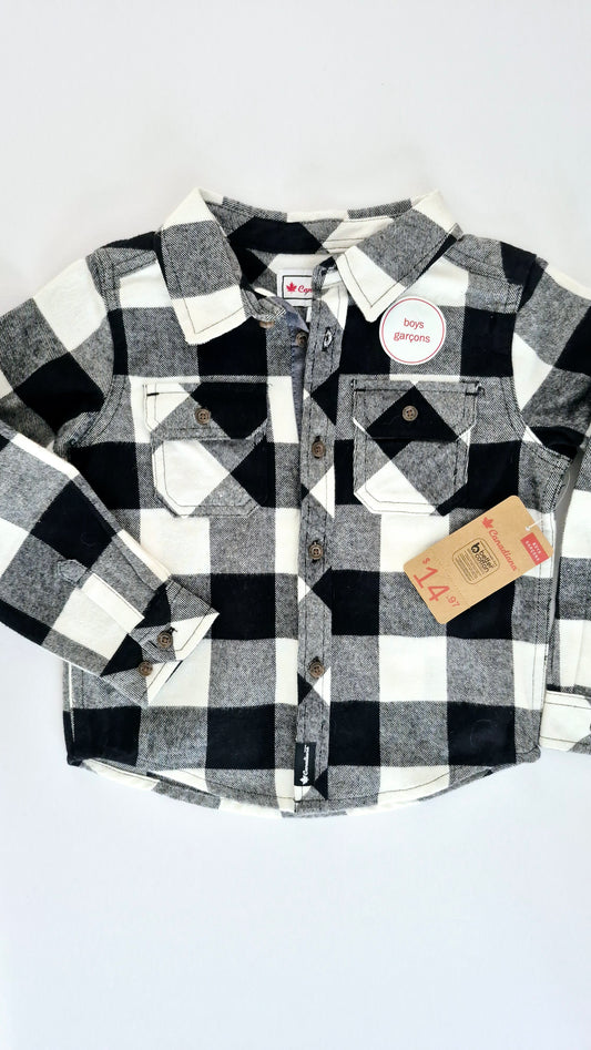 Chemise 4T Canadiana Neuf