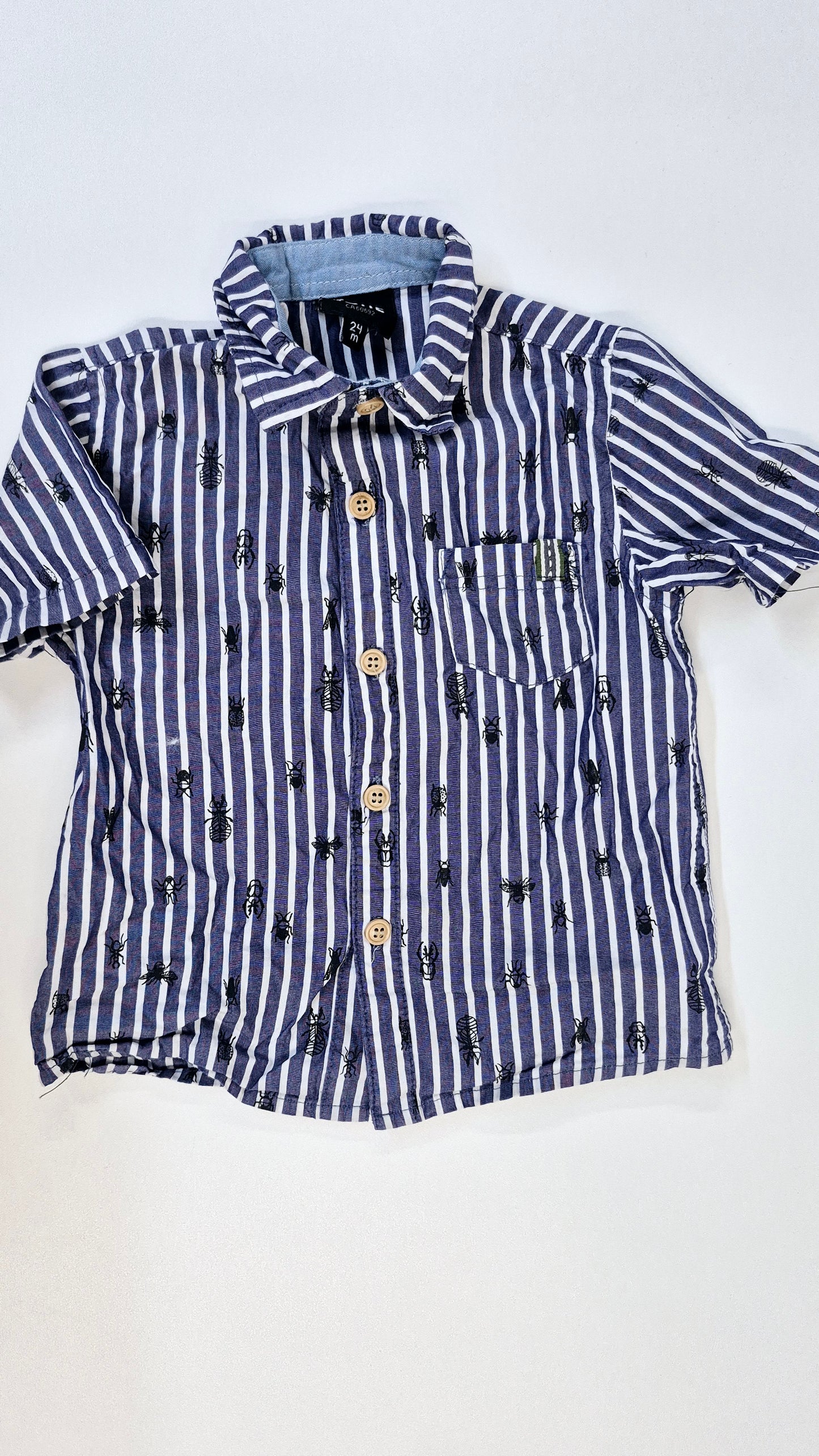 Chemise 24 mois Le Chat Botté
