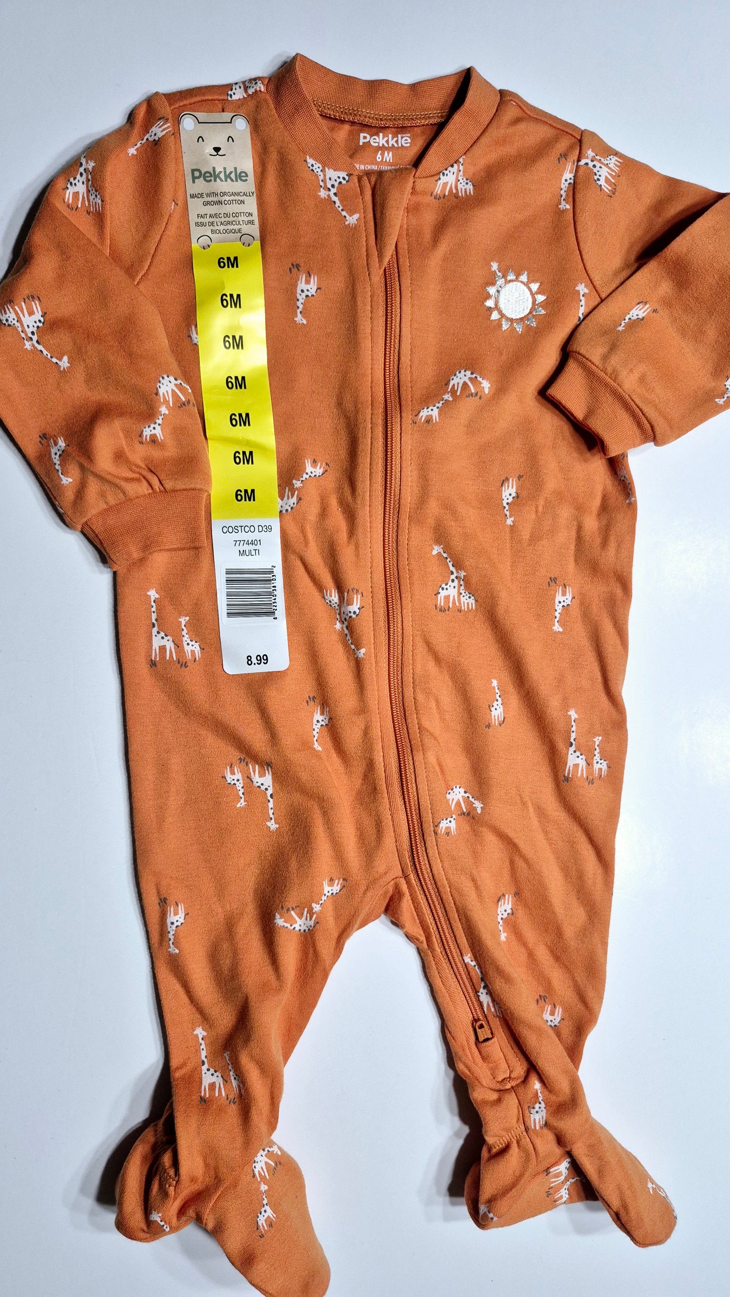 Pyjama 6 mois Pekkle Neuf