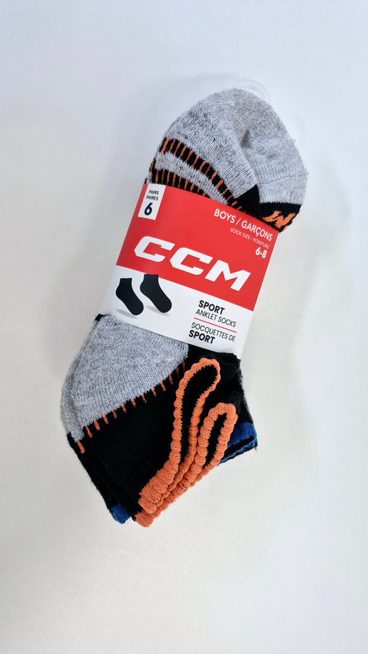 Bas (6pack) Pointure 6-8A CCM Neuf