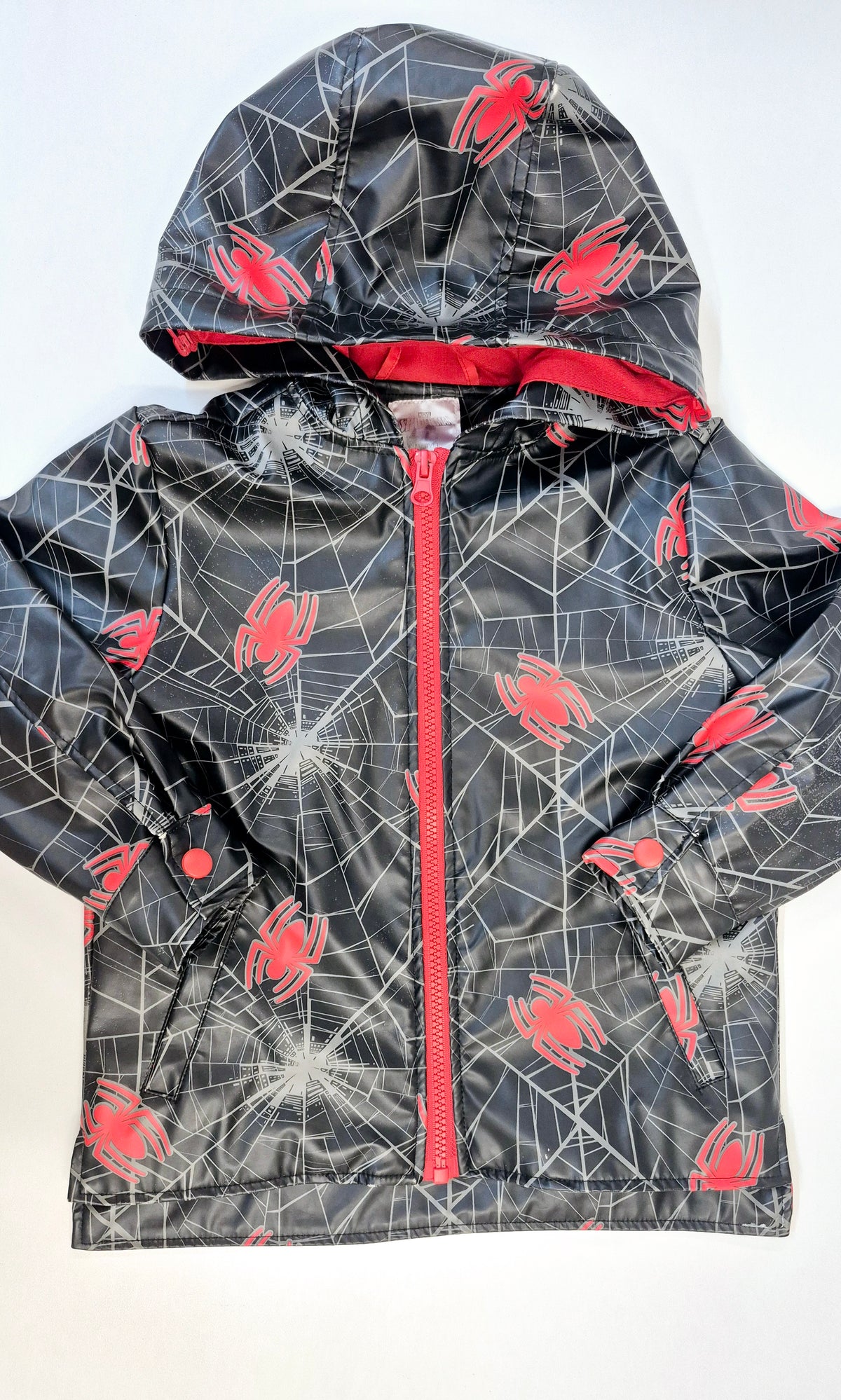 Manteau 3T Spiderman (Imparfait craqueler plus au dos et manche)
