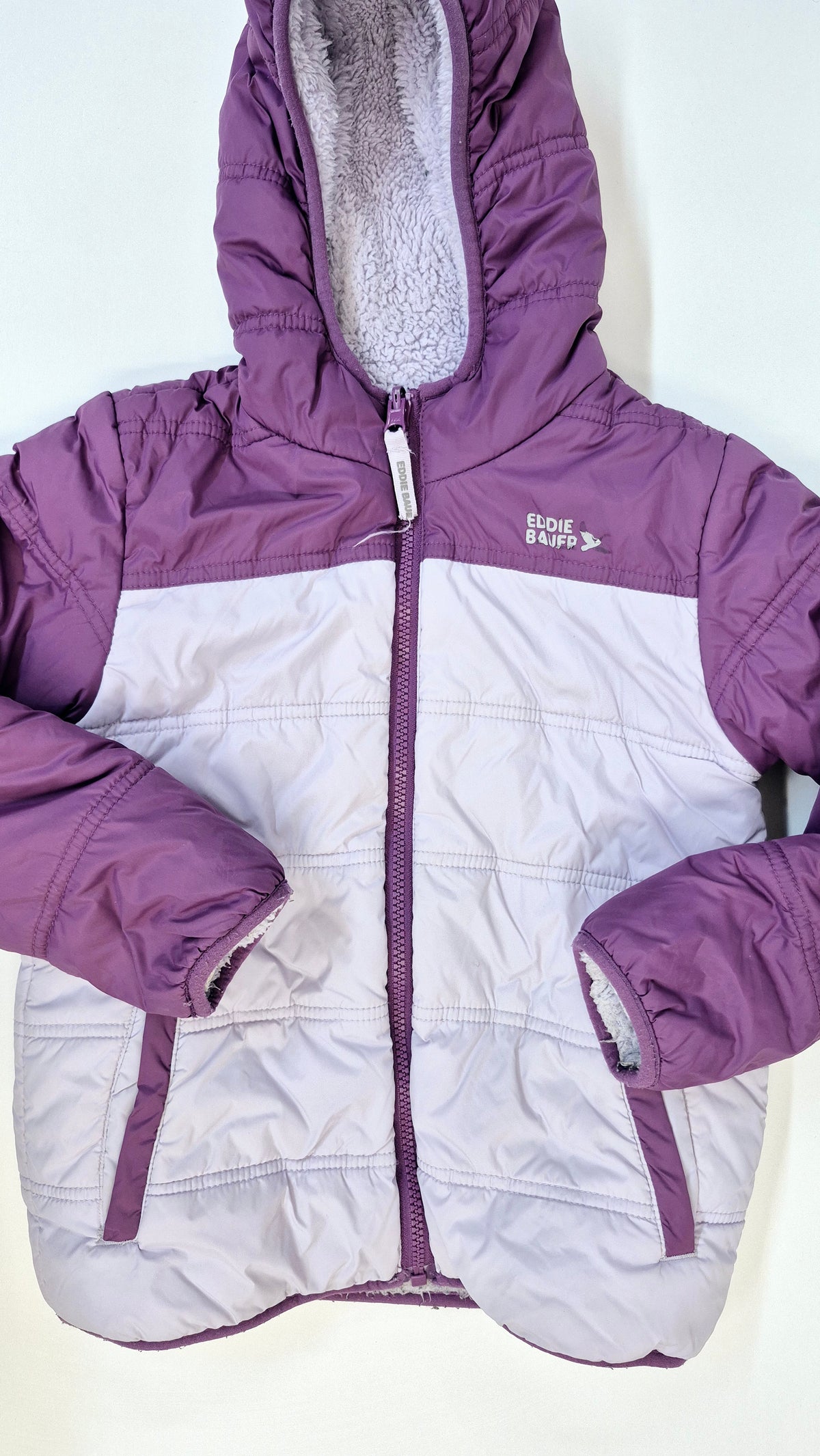 Manteau 5T Eddie Bauer (logo imparfait, décollé)