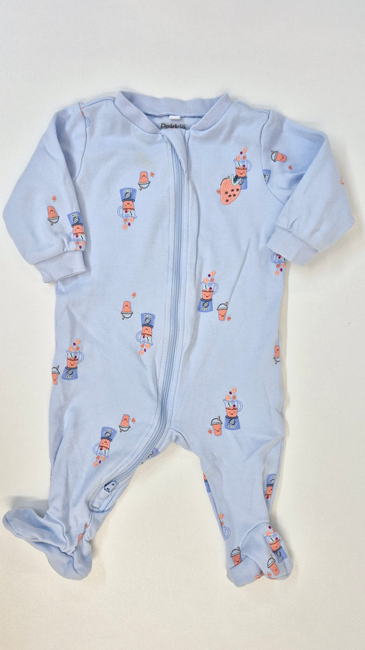 Pyjama 3 mois Pekkle (Imparfait au collet)