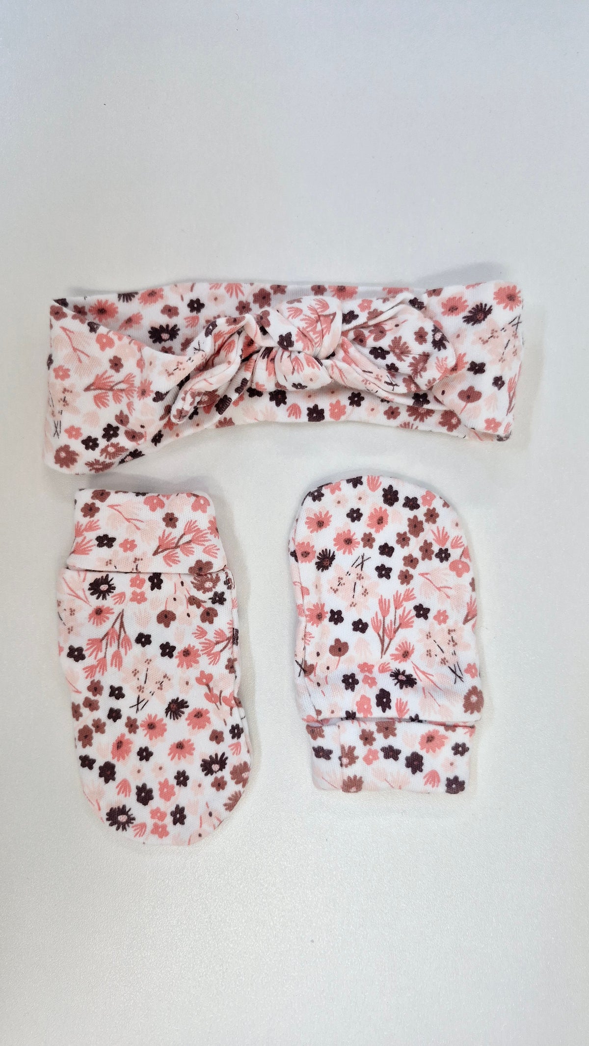 Ensemble mitaine bandeau
