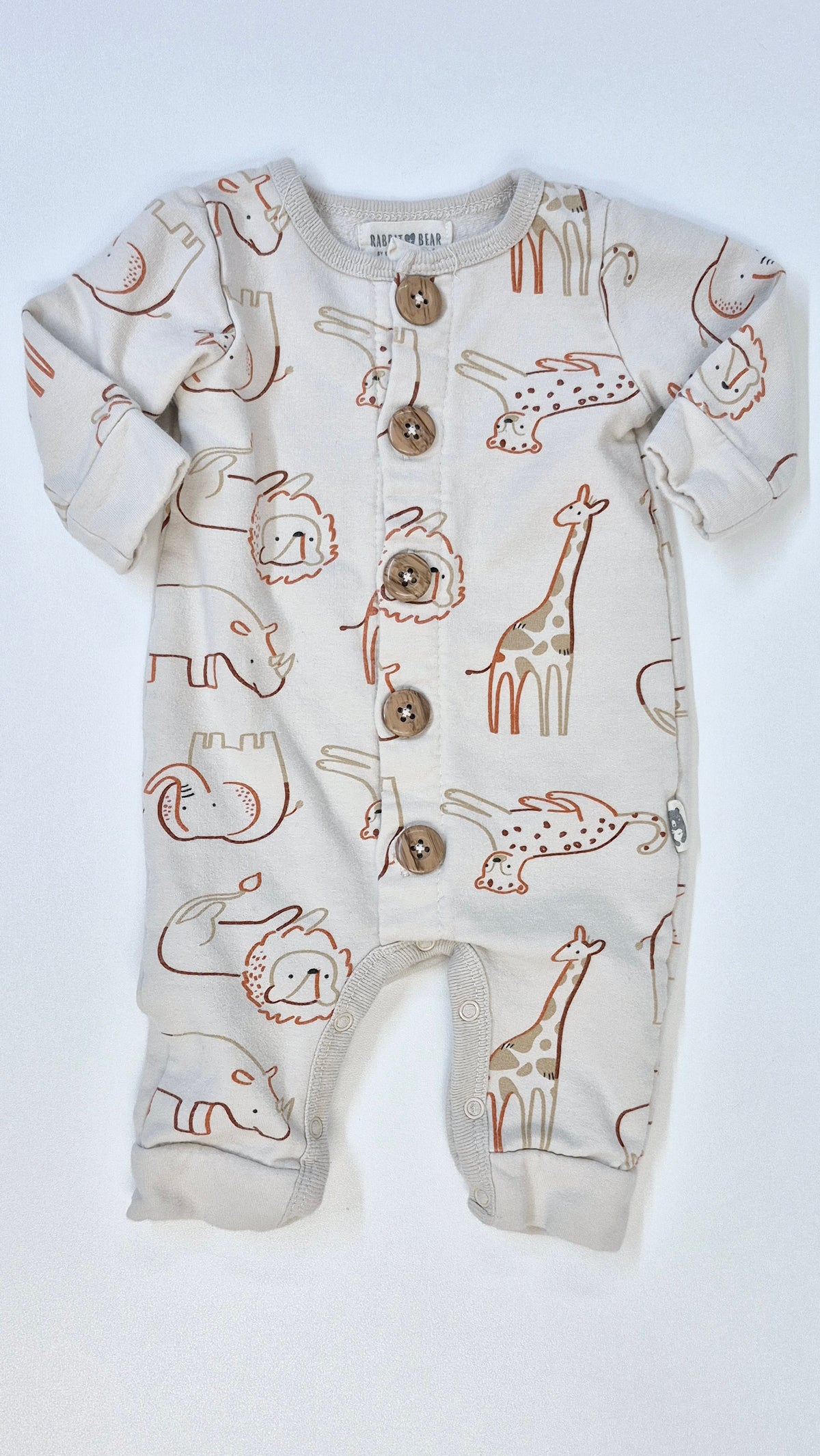 Une Pièce 0-3 mois Rabbit&Bear