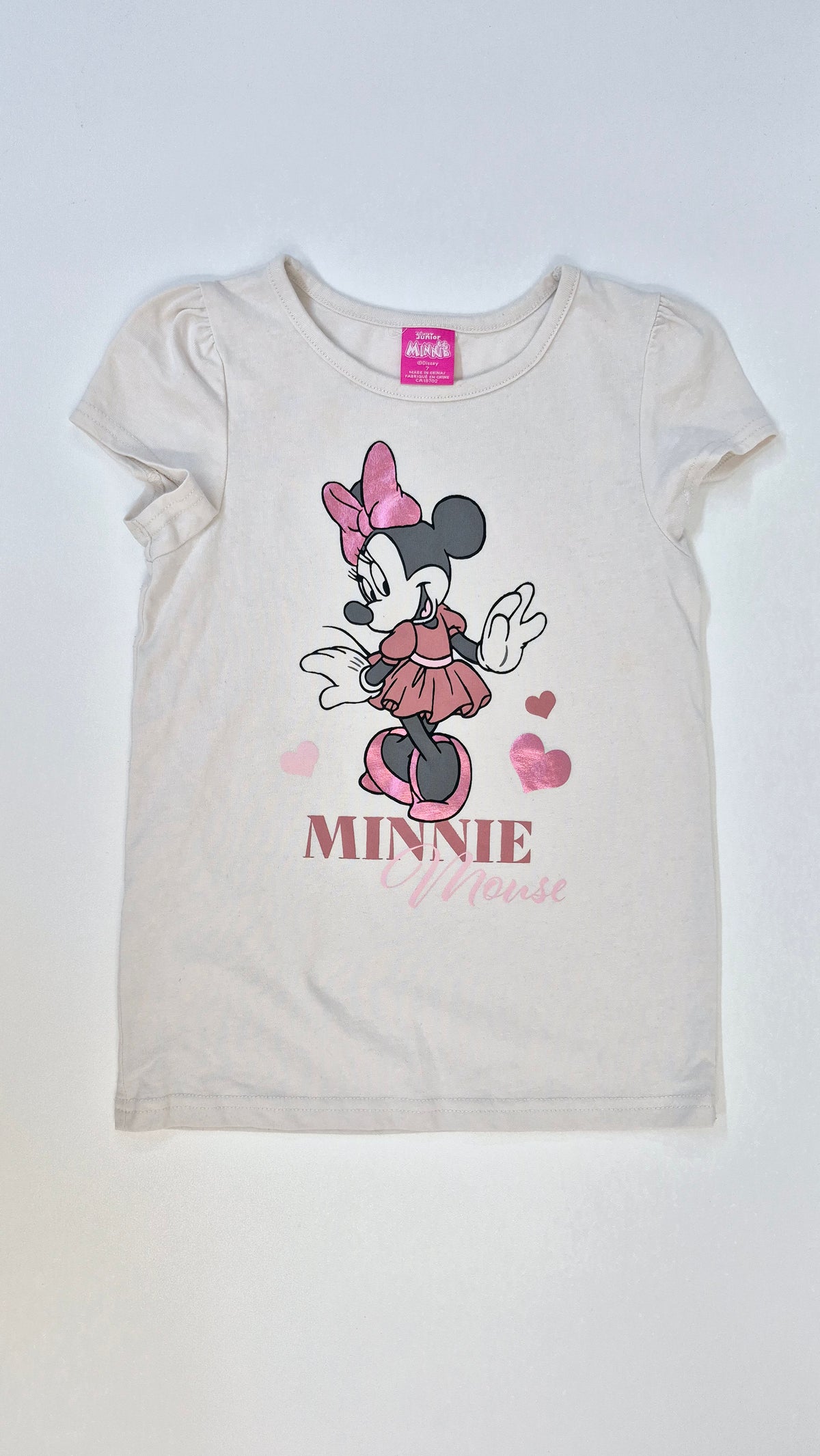 Chandail 7A Minnie Mouse (Imparfait voir photo)